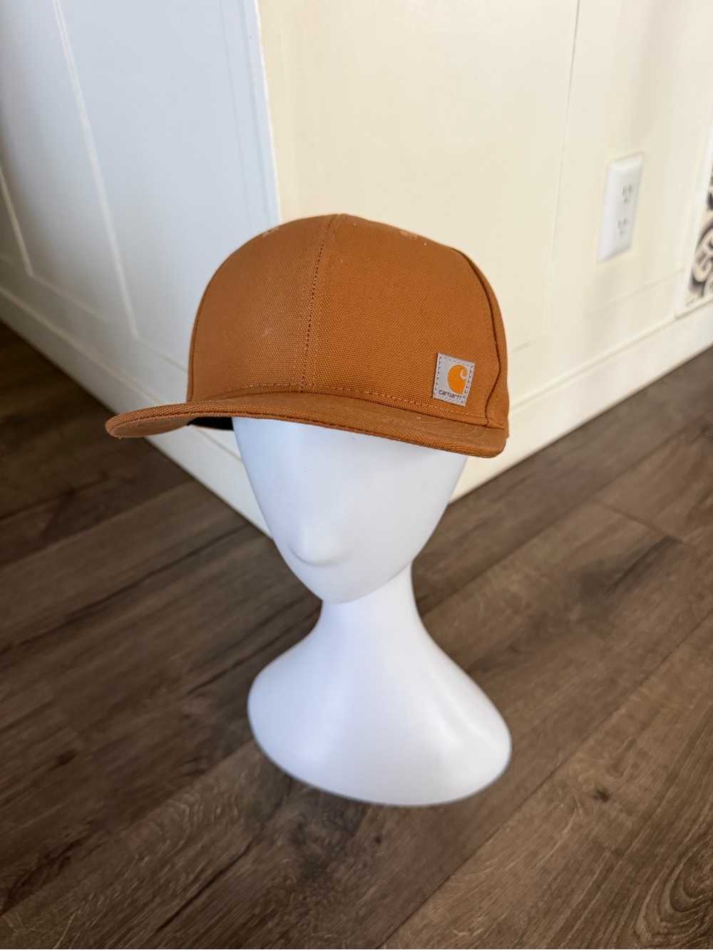Carhartt Men's Firm Duck Flat Brim Cap Carhartt Brown